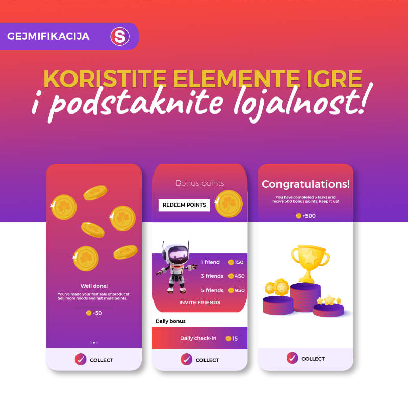 Elementi igre za lojalnost kupaca