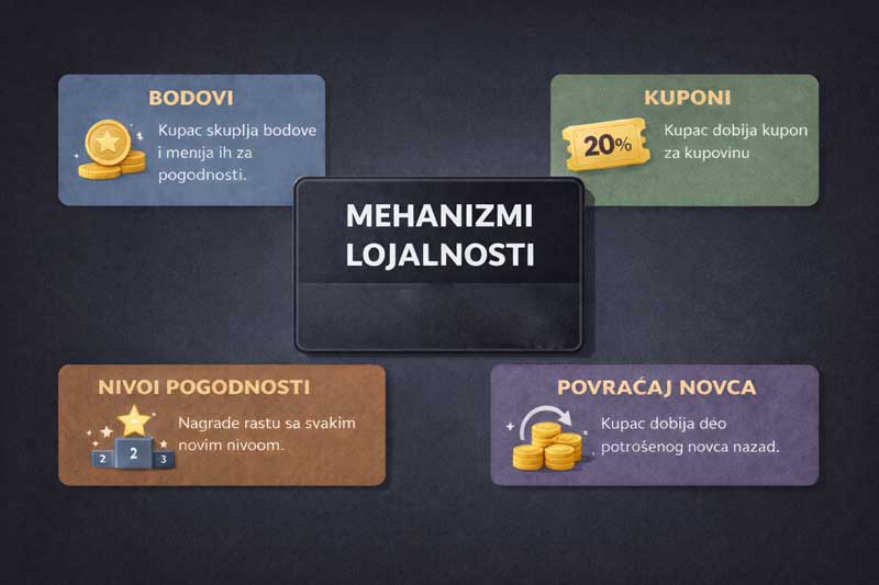 vrste mehanizama lojalnosti